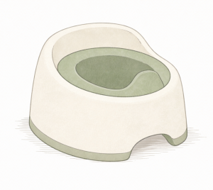 Illustration eines Töpfchens